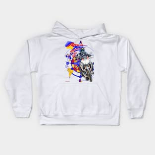 Africa Twin rider Kids Hoodie